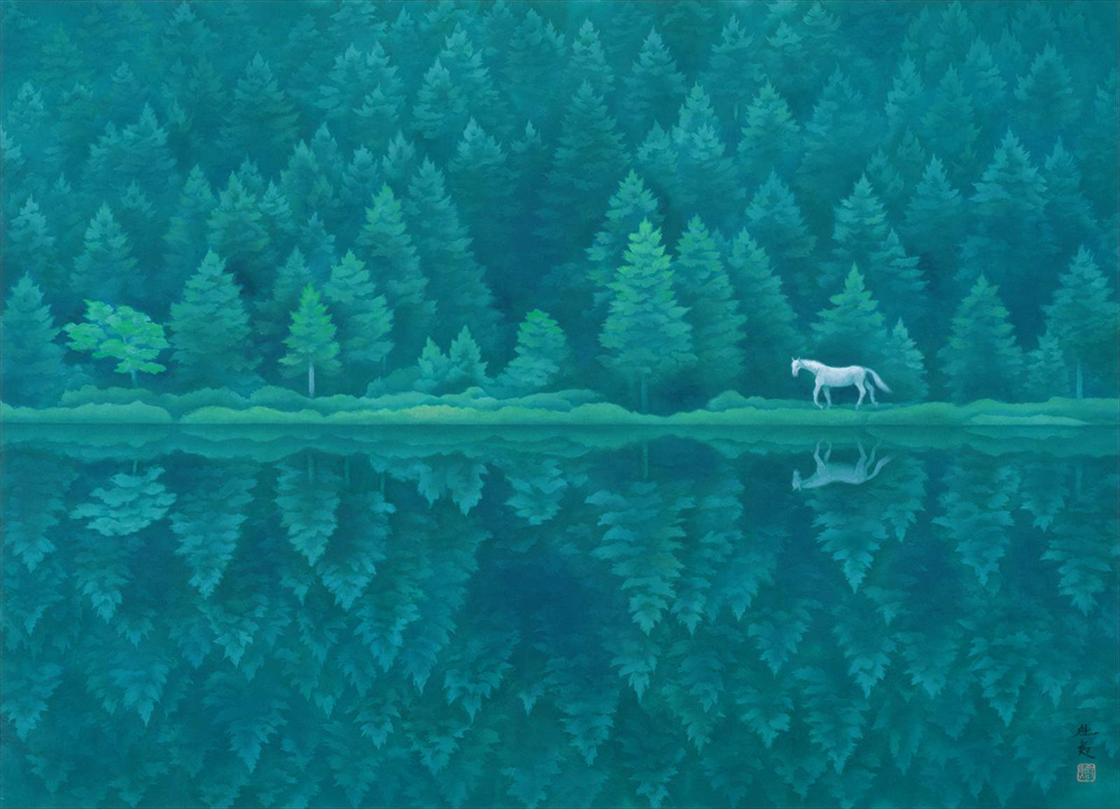 長野 御射鹿池 絵画のモチーフにもなった 森に囲まれた神秘的な池